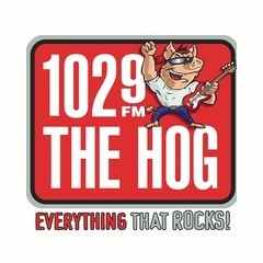 WHQG 102.9 The Hog logo
