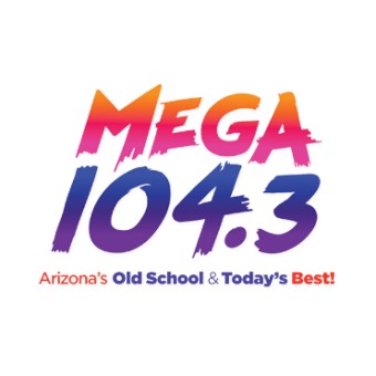 KAJM Mega 104.3 FM logo