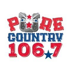 KPCZ Pure Country 106.7 FM logo