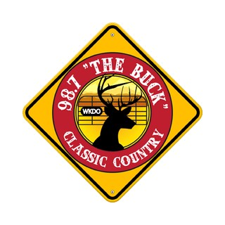 WKDO Classic Country 98.7 logo