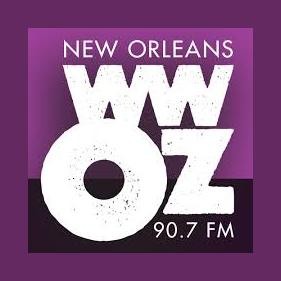 WWOZ 2 New Orleans 90.7 FM logo