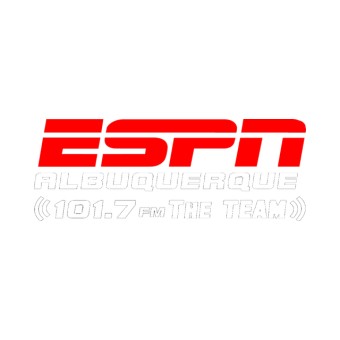 KQTM ESPN Albuquerque 101.7 FM logo