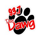 WDGG The Dawg 93.7 FM logo