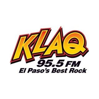 KLAQ The Q Rocks 95.5 FM logo