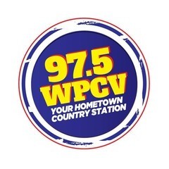 WPCV 97.5 Country logo