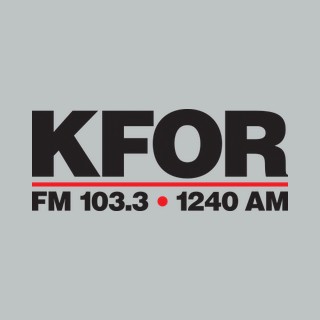KFOR 1240 AM & 103.3 FM logo