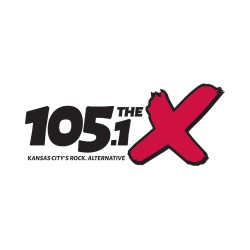 KCJK The X 105.1 FM logo