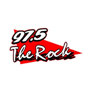 WDLJ 97.5 The Rock logo