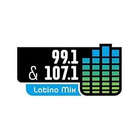 KDXX Latino Mix 99.1 and 107.1 FM logo