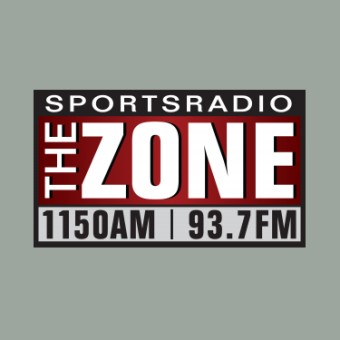 KZNE The Zone 1150 AM and 102.7 FM logo