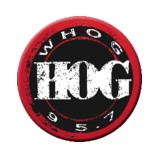 WHOG 95.7 The Hog logo