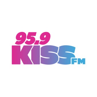 WKSZ WKZY Kiss FM 95.9 and 92.9 FM logo