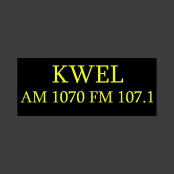 KWEL AM 1070 and 107.1 FM logo