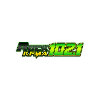 KFMA Rock 102.1 FM logo