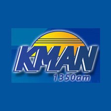 KMAN Newstalk 1350 K-Man logo