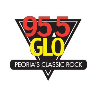 WGLO 95.5 GLO logo