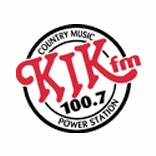 KIKV KIK FM 100.7 logo