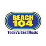 WCXL Beach 104.1 FM logo