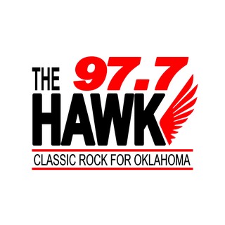 KHRK 97.7 The Hawk logo
