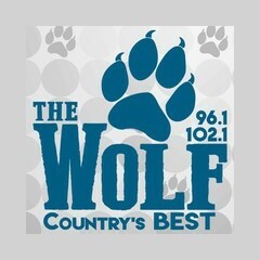 KWFI The Wolf 96.1/ 102.1 FM logo