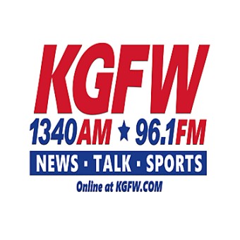 KGFW 1340 AM & 96.1 FM logo