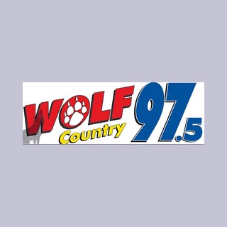 WUFF 97.5 Wolf Country logo