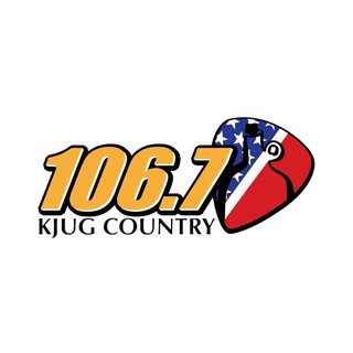 KJUG Country 106.7 FM logo