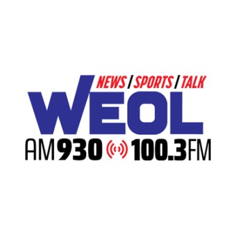 AM 930 & 100.3 FM WEOL logo