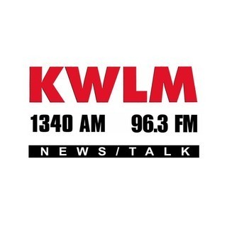 KWLM News/Talk 1340 AM & 96.3 FM logo