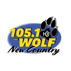 KAKT 105.1 The Wolf logo