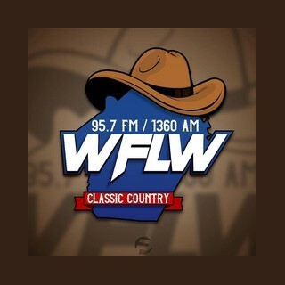 WFLW Real Country 95.7 FM logo