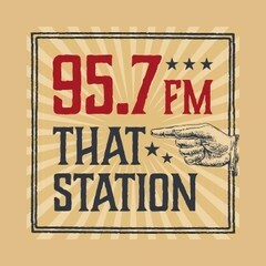 WCLY 95.7 That Station logo