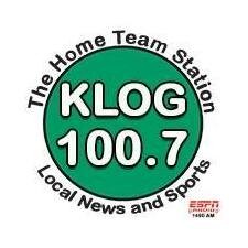 KLOG 100.7 FM logo