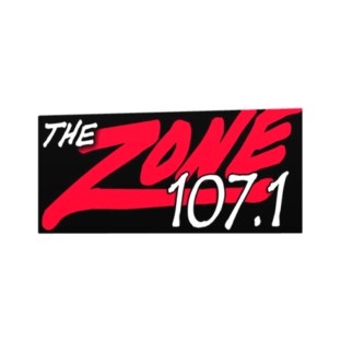 KLMZ The Zone 107.1 FM logo
