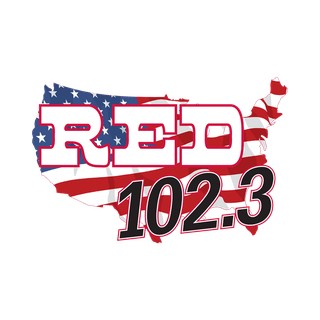 WCAT Red 102.3 FM logo