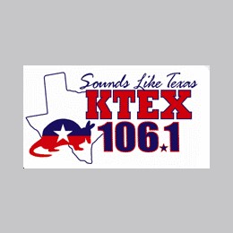 KTTX K-TEX 106.1 FM logo