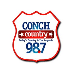 WCNK 98.7 Conch Country logo