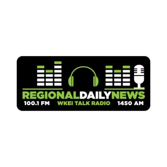 WKEI Newstalk 1450 AM, 104.3 FM logo