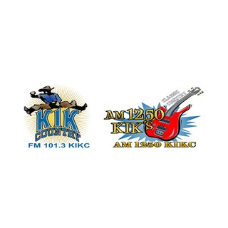 KIKC Classic Country 1250 AM & 101.3 FM logo