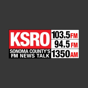 KSRO 1350 AM and 103.5 FM logo