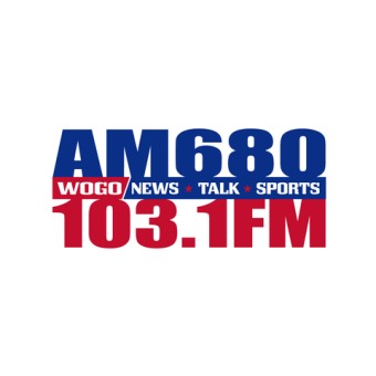 AM 680 WOGO 103.1 FM logo