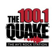 KKZQ 100.1 FM The Quake logo