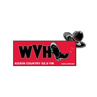 WVHL Kickin' Country 92.9 FM logo