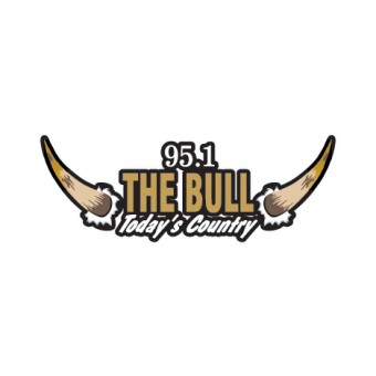 KCZE 95-1 The Bull logo