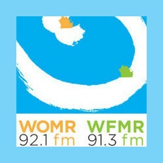 WOMR 92.1 FM logo