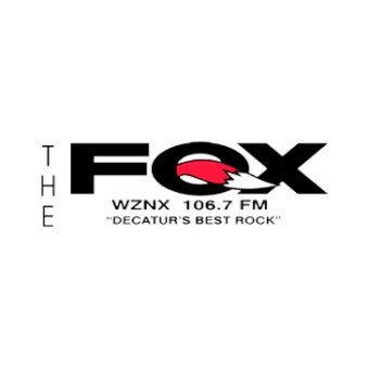 WZNX 106.7 The Fox logo