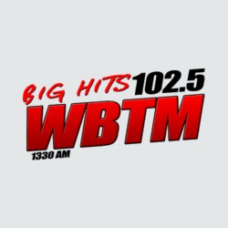 WBTM Big Hits 102.5 FM and 1330 AM logo