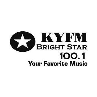 KYFM Bright Star 100.1 FM logo