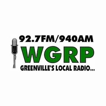 92.7 FM 940 AM WGRP logo