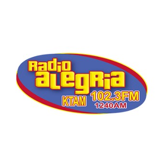 KTAM Radio Alegria 1240 AM and 102.3 FM logo
